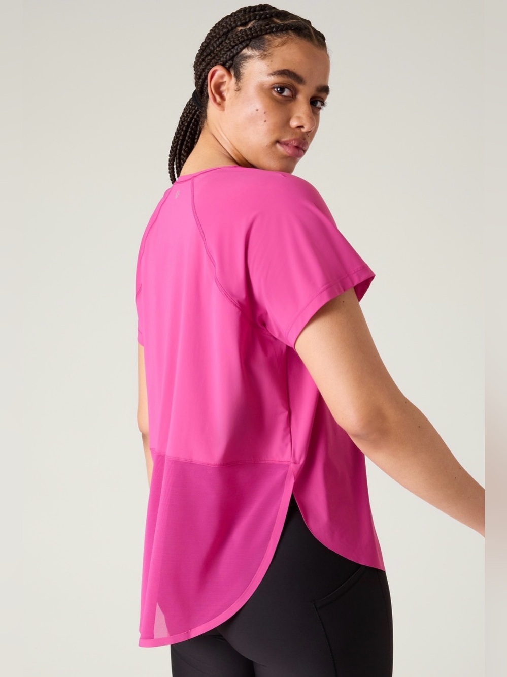 Athlete ultimate mesh tee Women’s Performance Tee - Pink